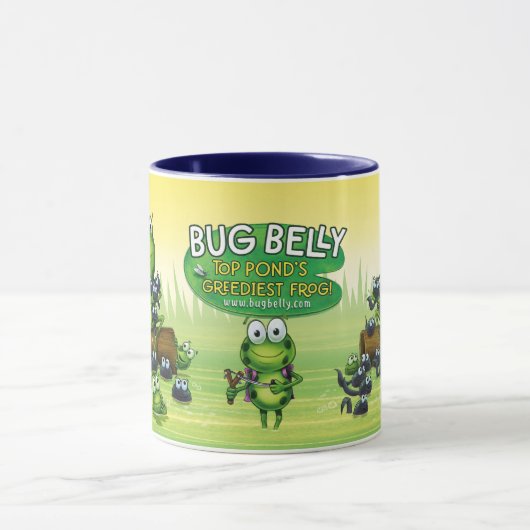 Designer Mug with frog characters design (Centre)