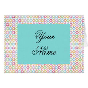 Designer Note Cards Sjabloon