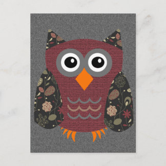 Designer Owl Desarae Briefkaart