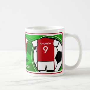 Designer personnalisé Soccer mug RW
