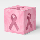 Designer Pink Ribbon Bedankdoosjes (Voorkant Zijde)