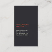 DESIGNER SCRIBBLE No 2 Carte de visite (Dos)