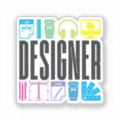 Designer Tools Sticker (Voorkant)