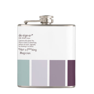 Designer Vinyl Wrapped Flask Heupfles