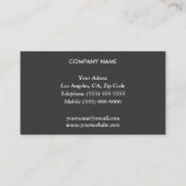 Designer Visitekaartje (Achterkant)