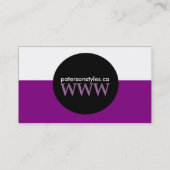 Designer Visitekaartje (Achterkant)