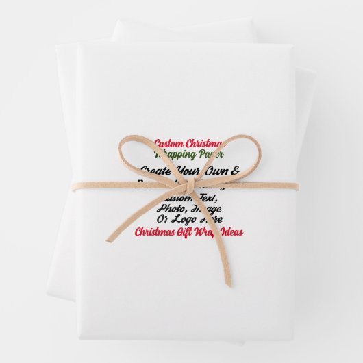 Designer Wrapping Paper - aangepaste cadeauverpakk (In situ)