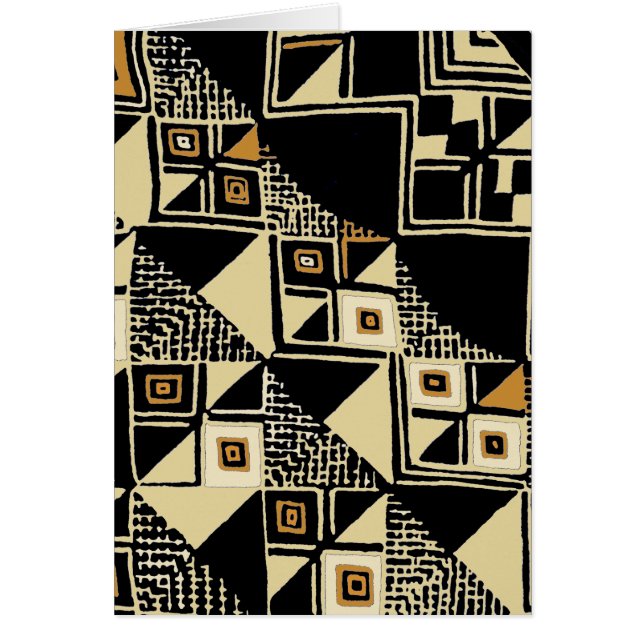 Designs africains inspirés de Kuba (Devant)