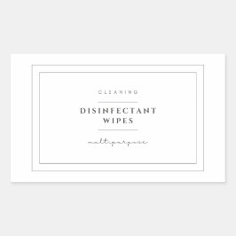 Desinfecterende doekjes Etiket Stickers