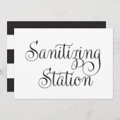 Desinfectie station Trouw Teken Kaart (Voorkant / Achterkant)