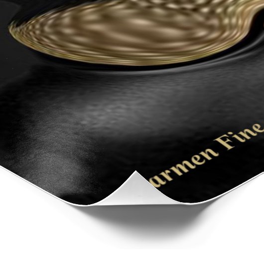 "Désir de création", Poster brillant (Coin)