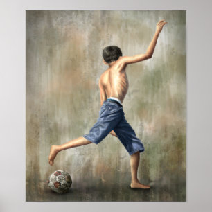 Desire - Jackie Liao - Soccer Futebol Futbol Poster