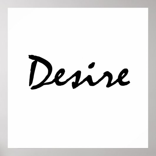 Desire Poster (Voorkant)