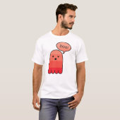 Desire Red Boo Ghost Halloween T-shirt (Voorkant volledig)
