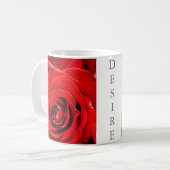 Desire Red Roses 11oz Classic Mug (Devant gauche)