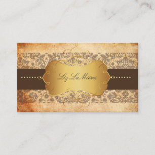 Desiree van PixDezines vintage kantdamast Visitekaartje