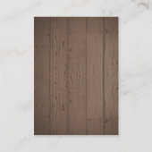 Désirer bien Horseshoes Cartes Rustiques (Dos)