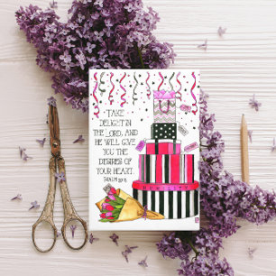 Désirs de votre coeur Carte d'anniversaire personn