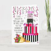 Désirs de votre coeur Carte d'anniversaire personn (Devant)