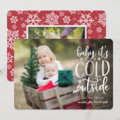 Désirs Frostés | Carte photo de vacances (Devant / Derrière)