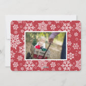 Désirs Frostés | Carte photo de vacances (Dos)