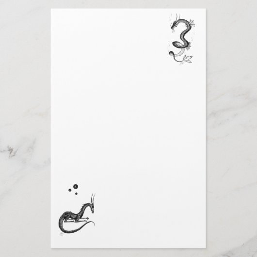 Desk Dragons Briefpapier (Voorkant)