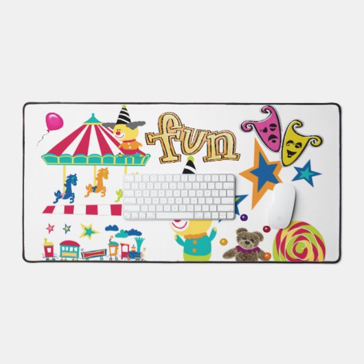 Desk Mat Circus Carnival Fun (Clavier et souris)