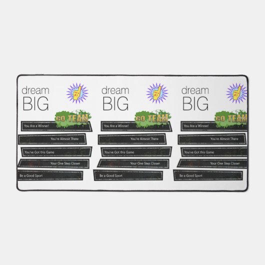 Desk Mat Dream Big (Recto)