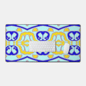 Desk Mat, Een veelkleurig klassiek ontwerp Des Bureaumat (Keyboard & Muis)