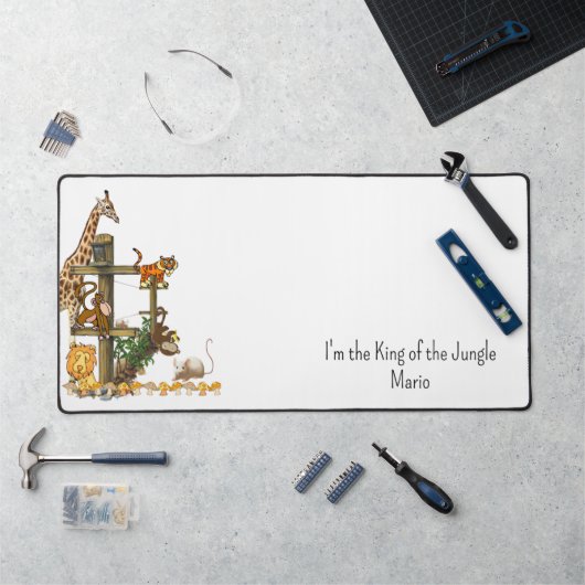 Desk Mat Giraffe Lion Jungle Animaux (Poste de travail)