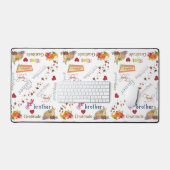 Desk Mat Happy Thanksgiving Turkije (Keyboard & Muis)