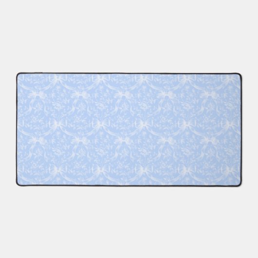 Desk Mat Light Blue Bows (Recto)