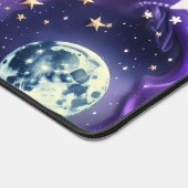 Desk Mat – Luxury Purple Celestial Moon Phases (Coin)
