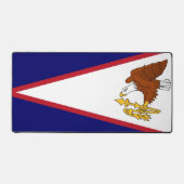 Desk Mat met vlag van Amerikaans-Samoa, USA (Voorkant)