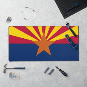 Desk Mat met vlag van Arizona, Verenigde Staten