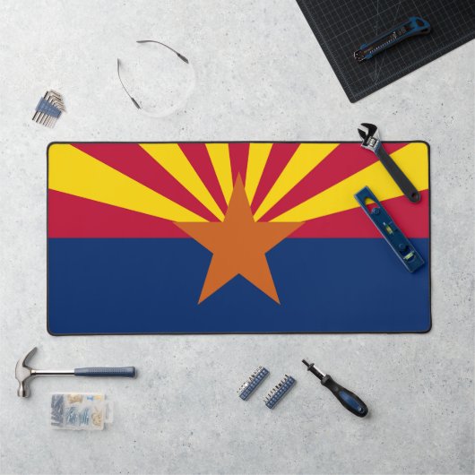 Desk Mat met vlag van Arizona, Verenigde Staten (Werkstation)