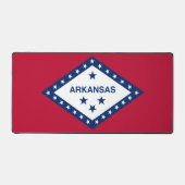 Desk Mat met vlag van Arkansas, Verenigde Staten (Voorkant)