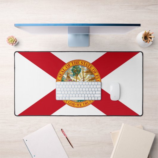 Desk Mat met vlag van Florida, Verenigde Staten (Kantoor 1)