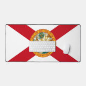Desk Mat met vlag van Florida, Verenigde Staten (Keyboard & Muis)