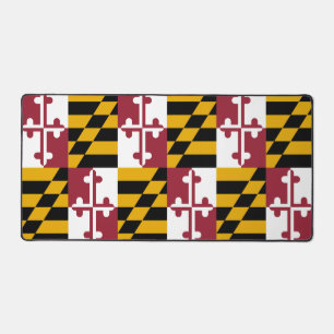 Desk Mat met vlag van Maryland, Verenigde Staten
