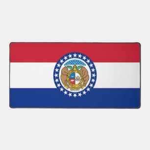 Desk Mat met vlag van Missouri, Verenigde Staten