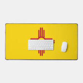 Desk Mat met vlag van New Mexico, Verenigde Staten (Keyboard & Muis)