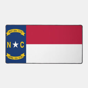 Desk Mat met vlag van North Carolina, Verenigde St