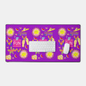 Desk Mat Summer Beach House Amusement (Clavier et souris)