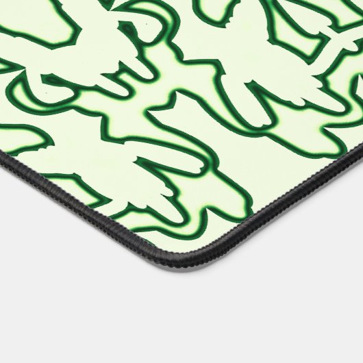 Desk Mat, Un élégant design classique vert (Coin)