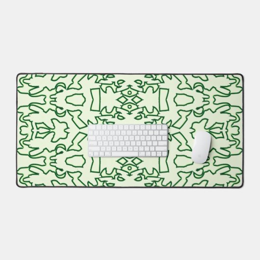 Desk Mat, Un élégant design classique vert (Clavier et souris)