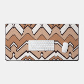 Desk Mat, un élégant design de zigzag de couleur m (Clavier et souris)