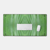 Desk Mat, Vert rayures sans couture design d'art m (Clavier et souris)