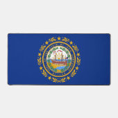 Desk Mat with flag of New Hampshire, USA (Voorkant)