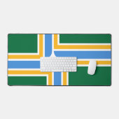Desk Mat with flag of Portland, USA (Clavier et souris)